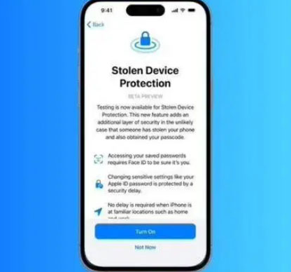 保定苹果授权维修店分享被盗设备保护功能开启方法 
