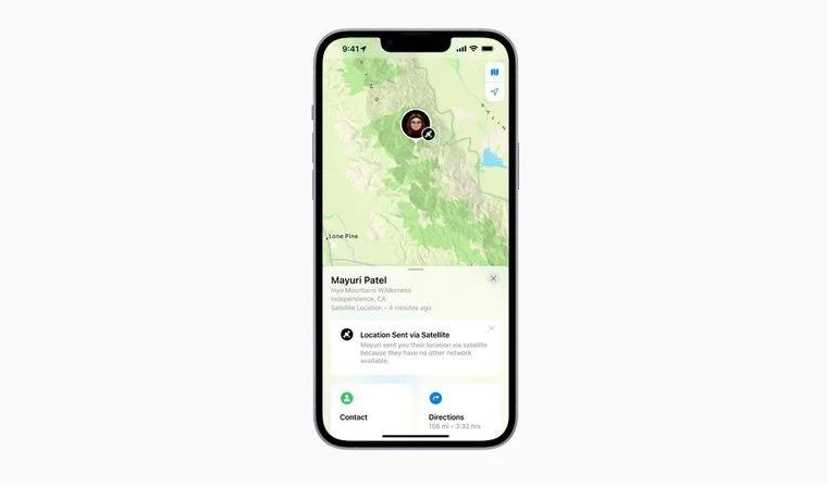 保定苹果14维修分享iPhone14系列中 FindMy功能通过卫星分享位置方法教程 