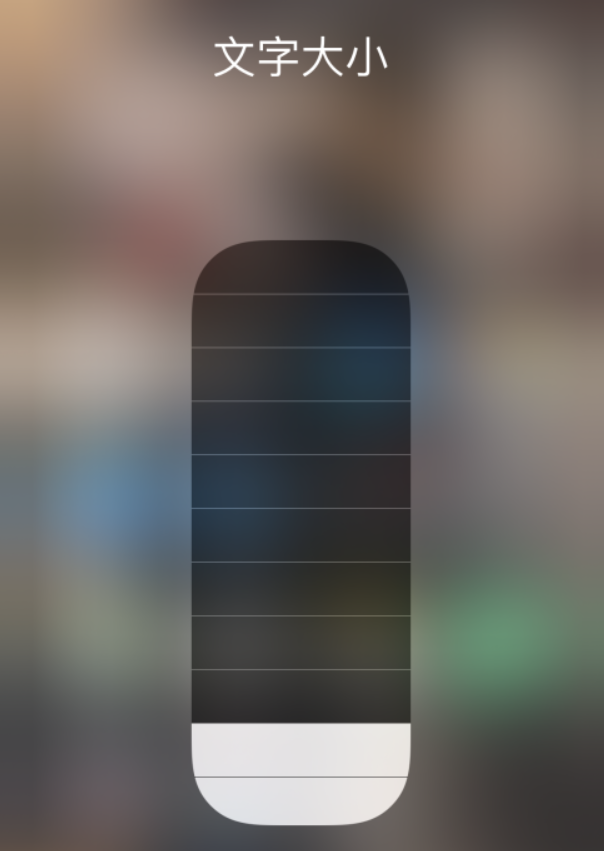 保定苹果手机维修分享小技巧：在 iPhone 控制中心快速调节字体大小 