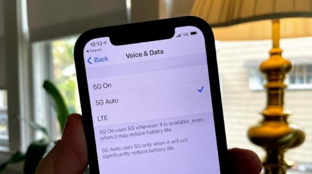保定苹果手机维修分享iPhone 12如何打开或关闭5G网络 